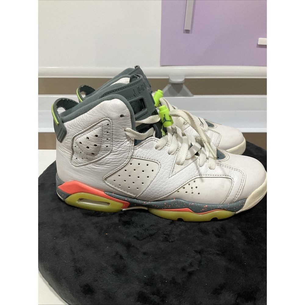 2016 Air Jordan 6 GS Bright Mango 6Y 384665-114